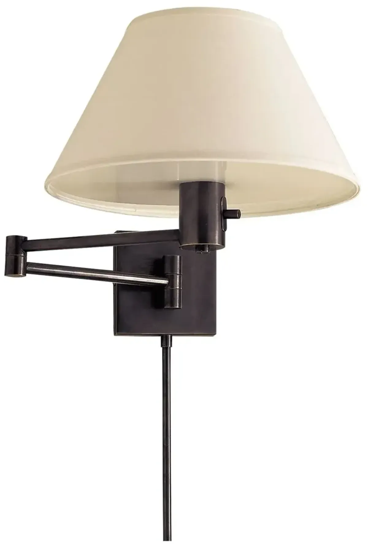 Visual Comfort - Classic Swing-Arm Sconce - Bronze - Black