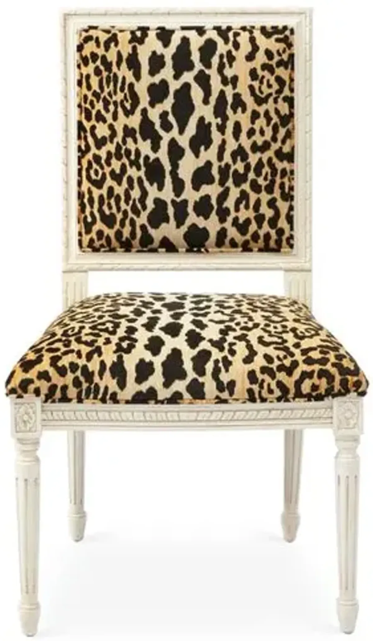 Exeter Side Chair - Leopard - Black