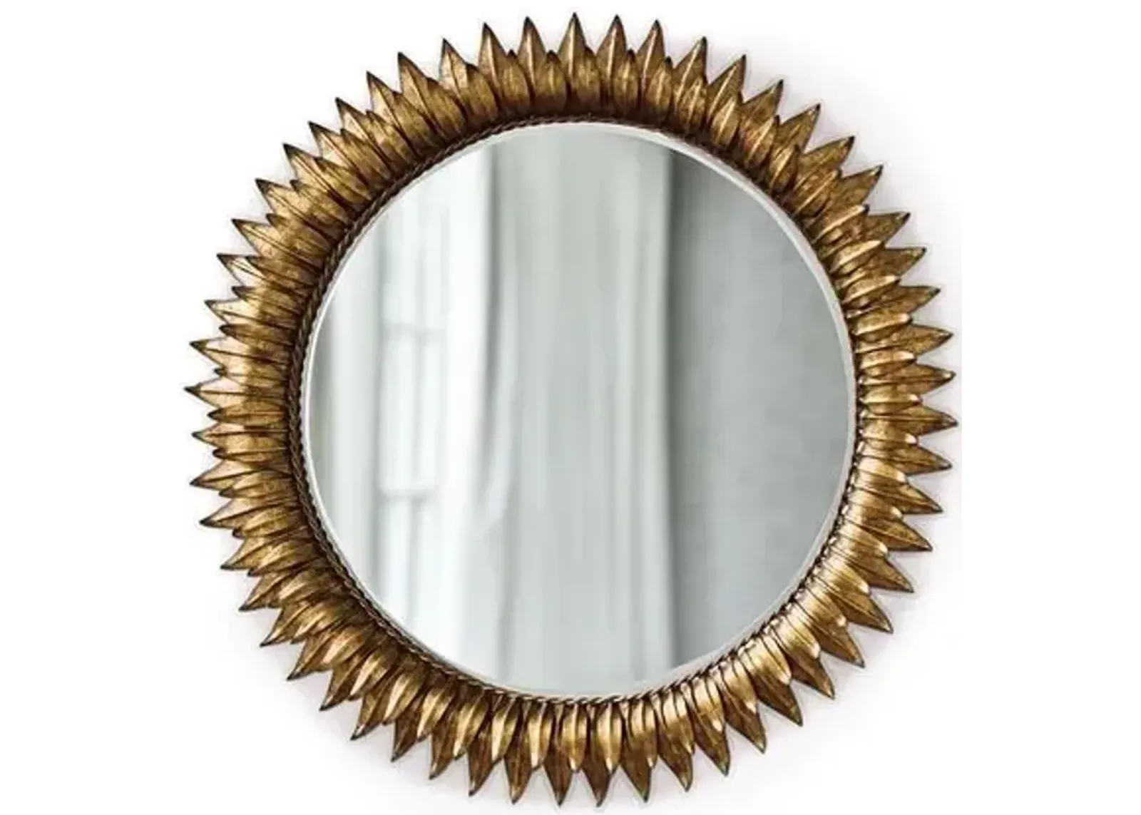 Sunflower Small Wall Mirror - Gold - Regina Andrew