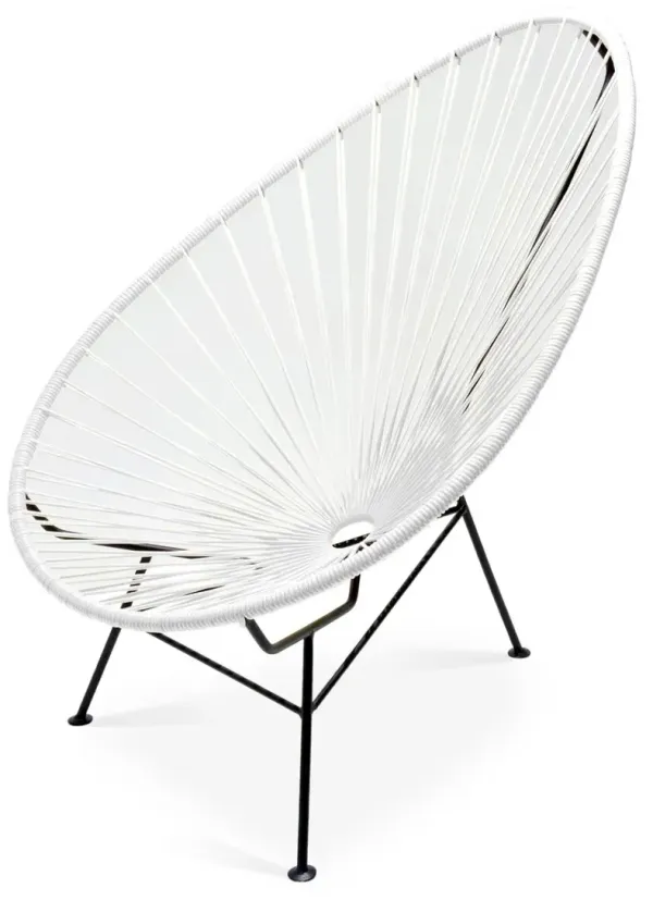 Acapulco Outdoor Lounge Chair, White
