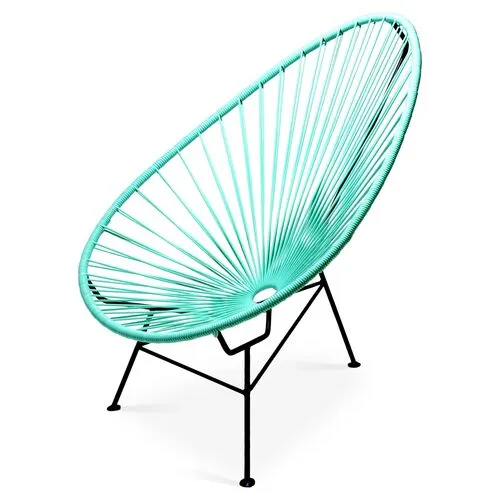 Acapulco Outdoor Lounge Chair - Mexa - Handcrafted - Green