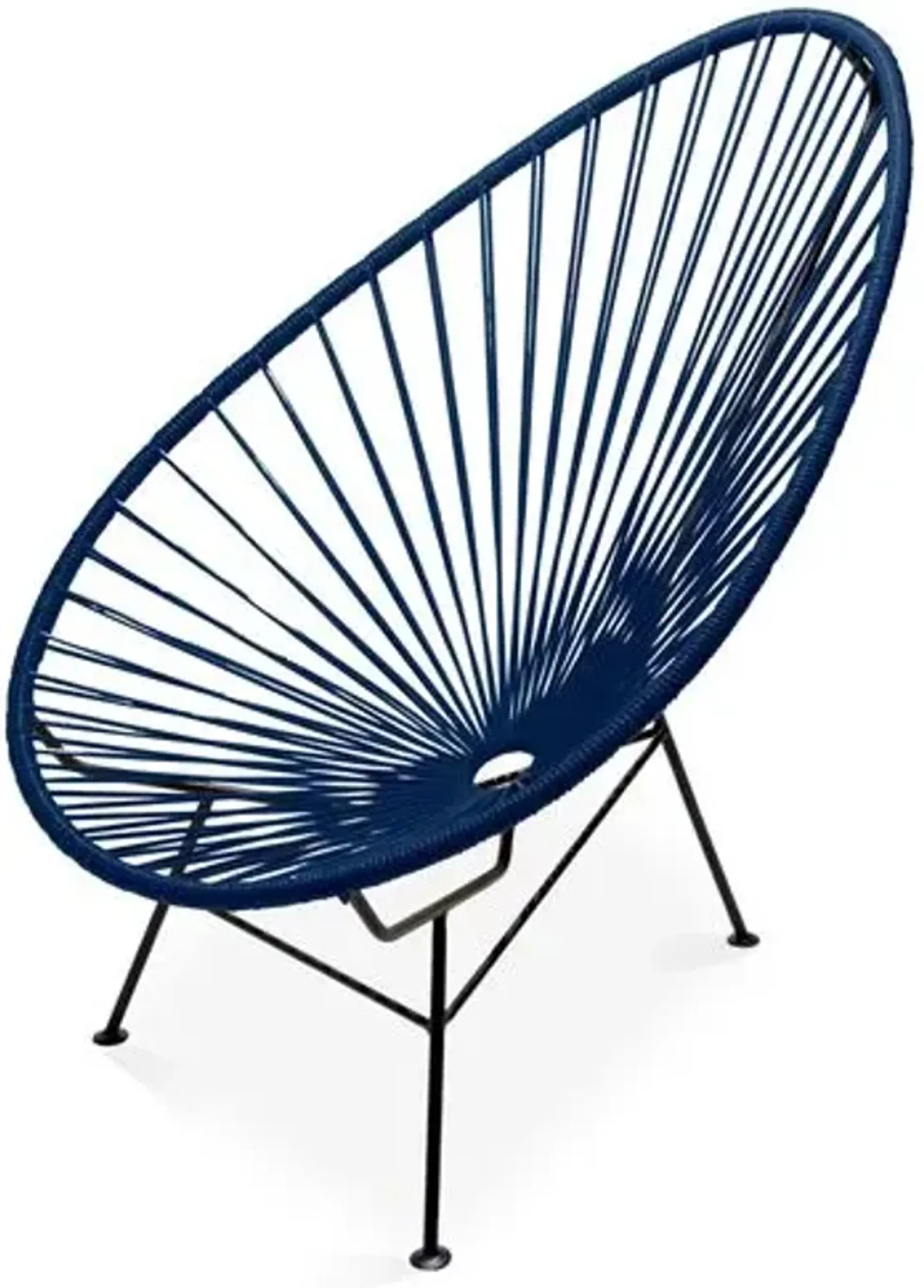 Acapulco Outdoor Lounge Chair - Navy - Mexa - Handcrafted