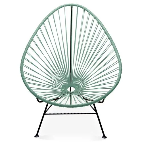 Acapulco Outdoor Lounge Chair - Olive Green - Mexa - Handcrafted