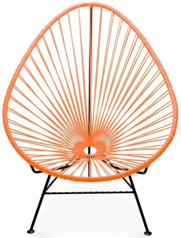 Acapulco Outdoor Lounge Chair - Tangerine - Mexa - Handcrafted