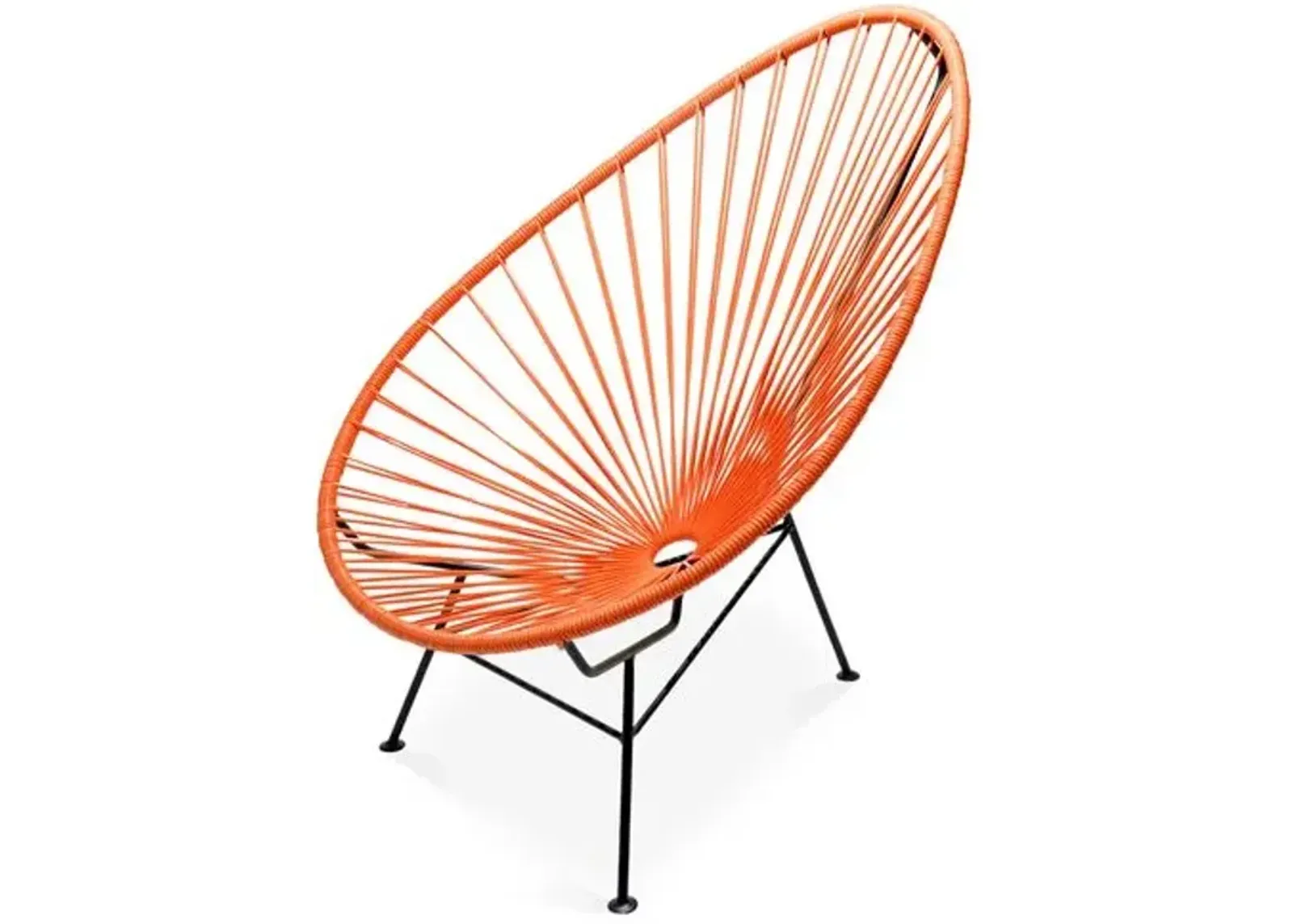 Acapulco Outdoor Lounge Chair - Tangerine - Mexa - Handcrafted