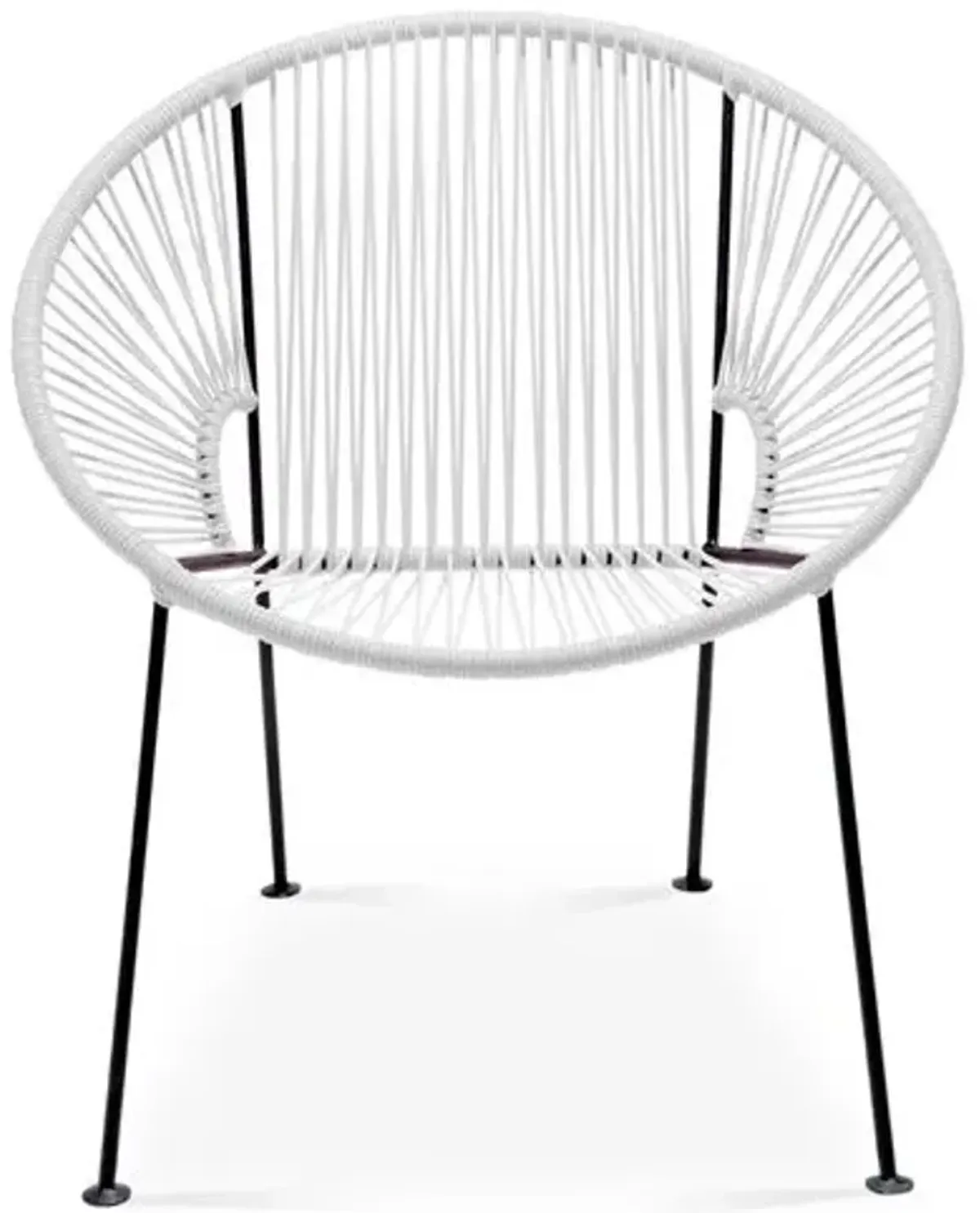 Ixtapa Outdoor Lounge Chair - White - Mexa - Handcrafted