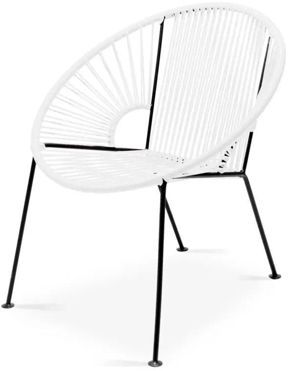 Ixtapa Outdoor Lounge Chair, White