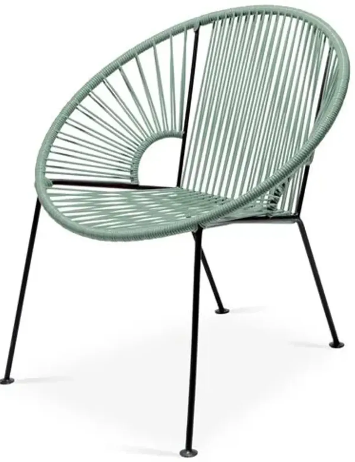 Ixtapa Outdoor Lounge Chair - Olive Green - Mexa - Handcrafted