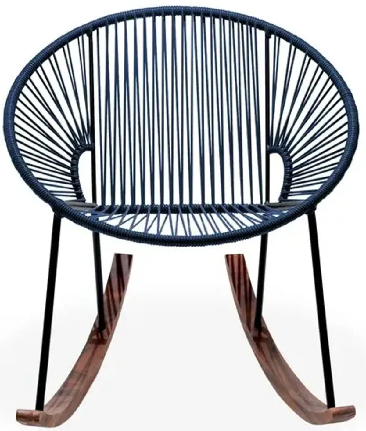 Ixtapa Rocking Chair - Navy - Mexa - Handcrafted - Blue