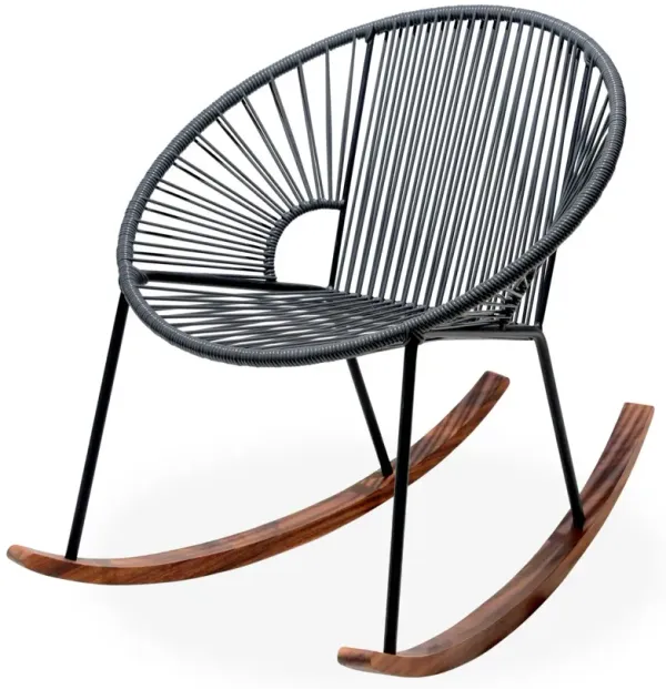 Ixtapa Rocking Chair, Stone Gray