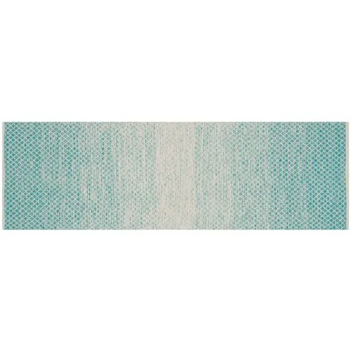 Diamante Rug - Turquoise/Ivory - Blue - Blue