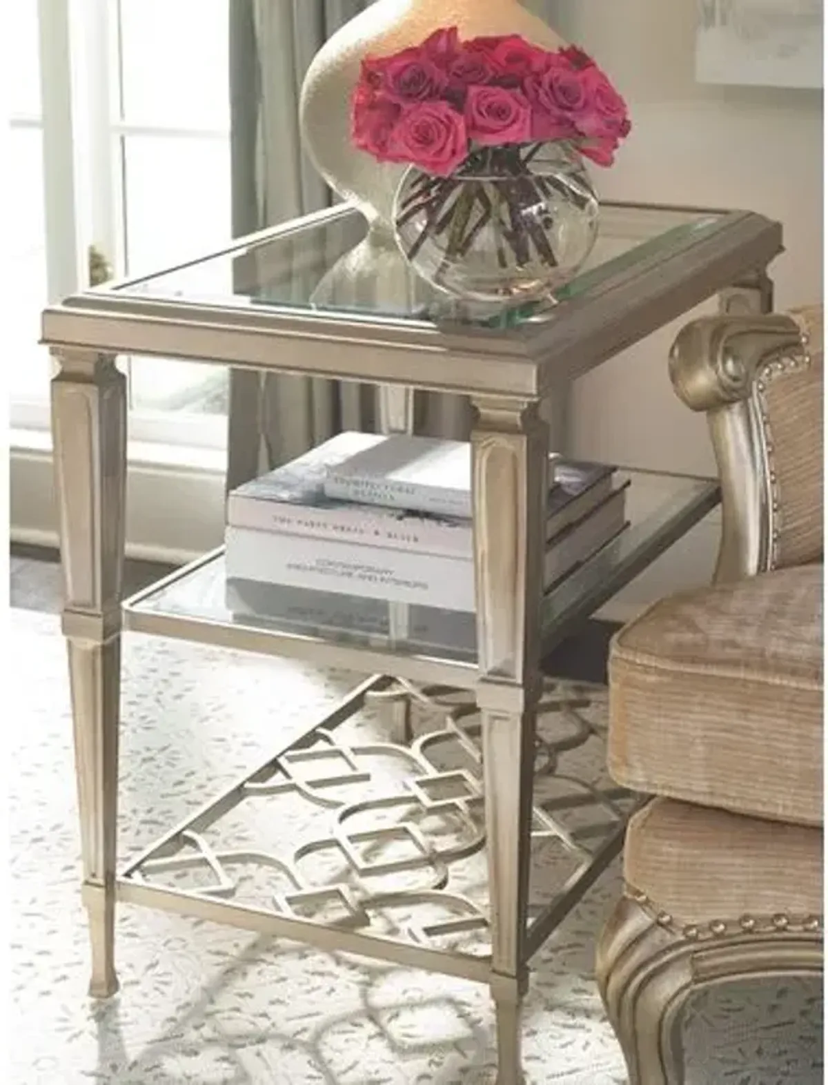 Social Side Table - Silver