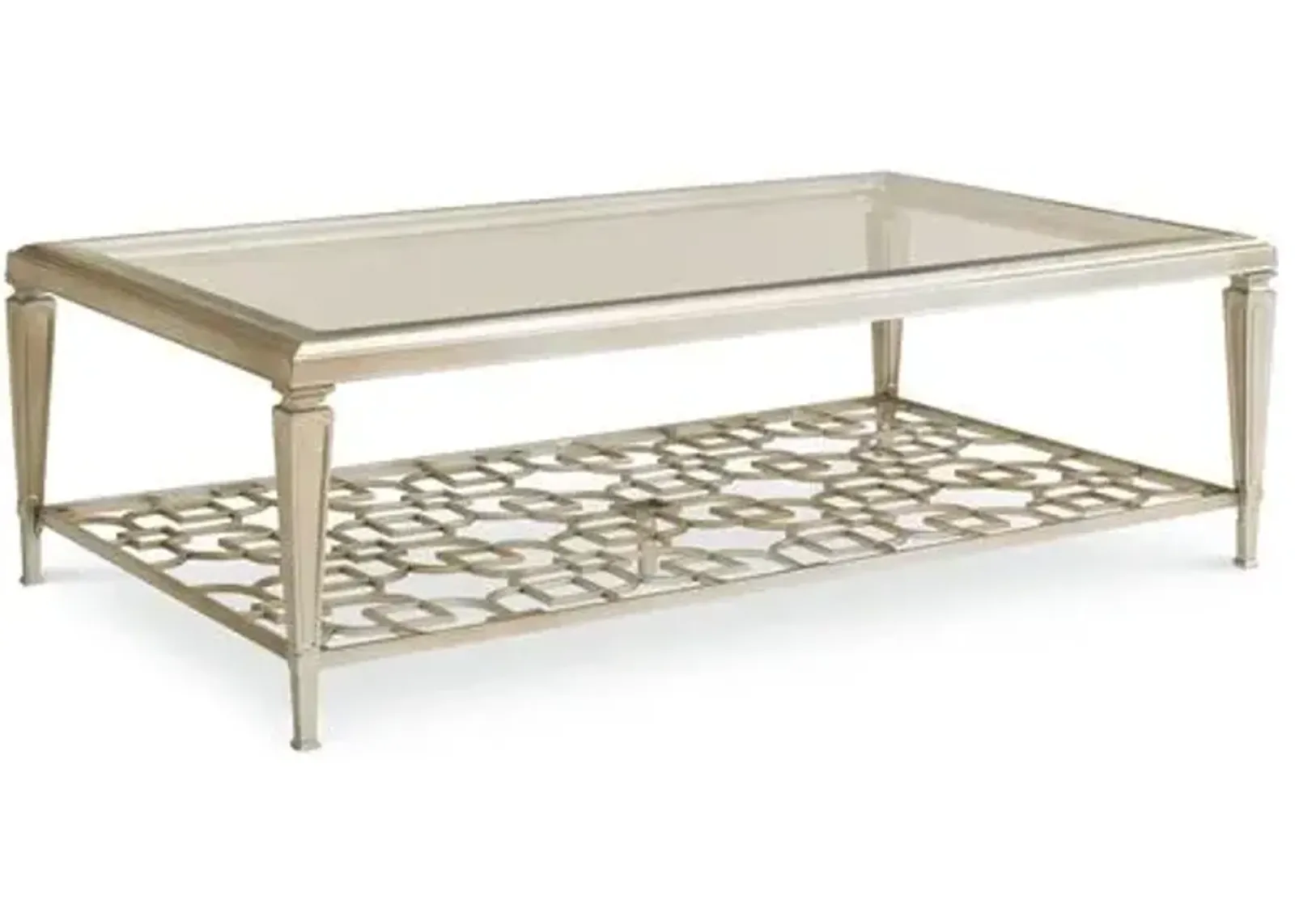 Socialite Coffee Table - Taupe - Gold