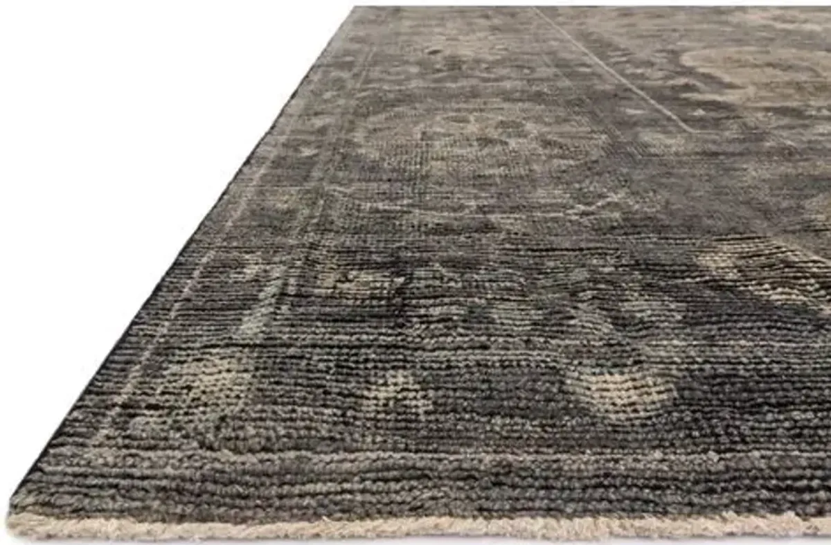 Mina Hand-Knotted Rug - Taupe/Gray - Gray