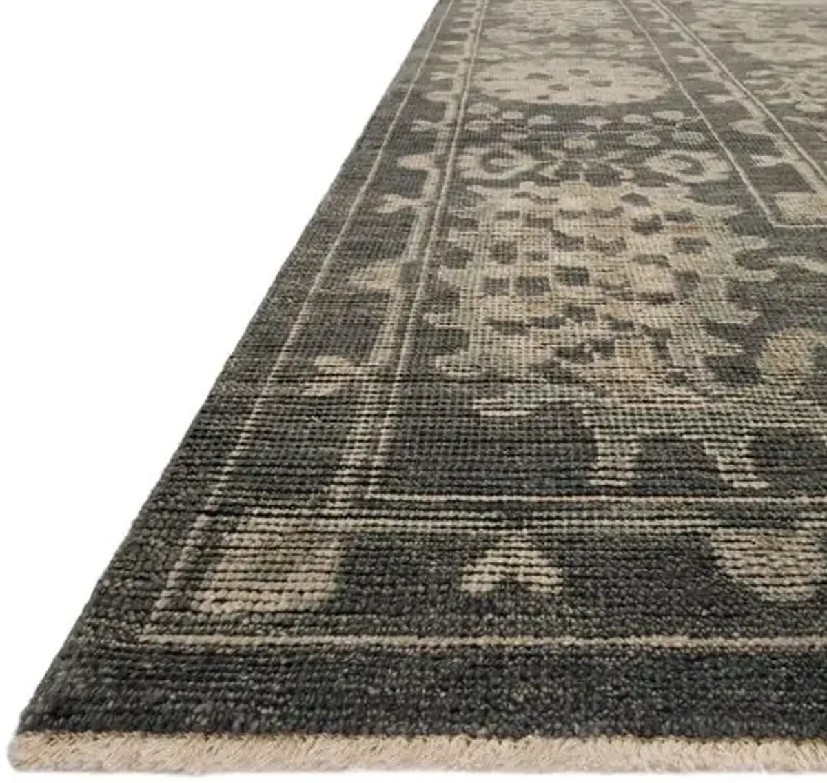 Mina Hand-Knotted Rug - Taupe/Gray - Gray