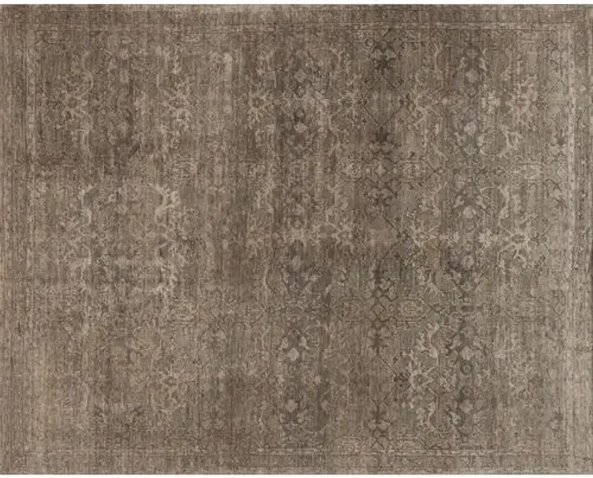 Chapell Hand-Knotted Rug - Fog/Beige - Beige