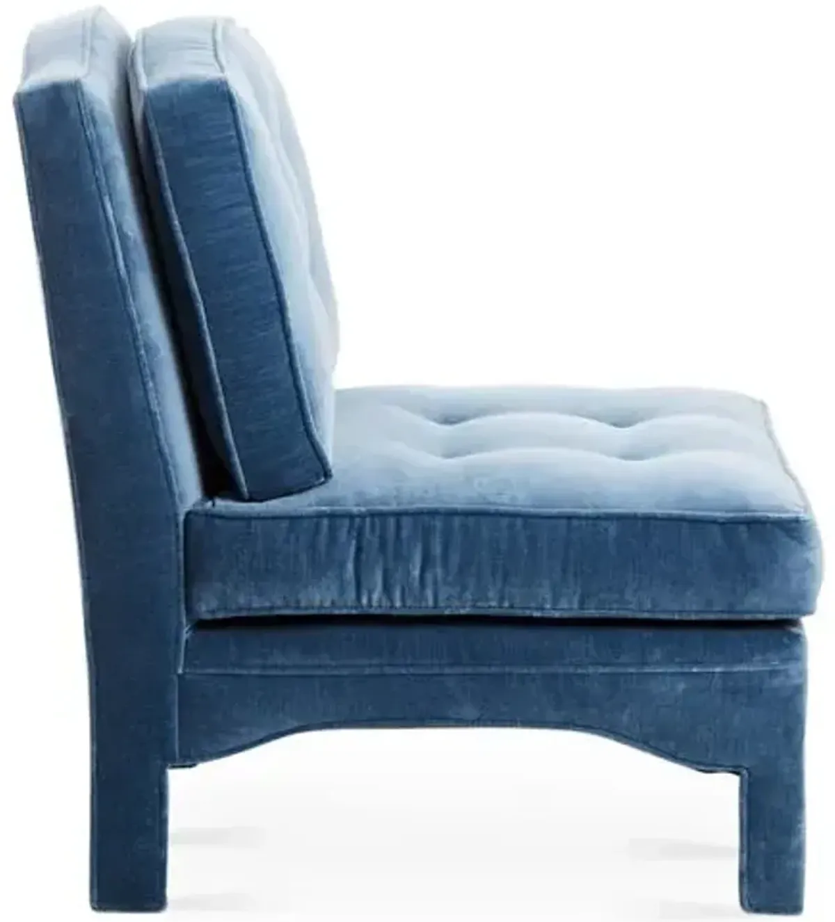 Julien Slipper Chair - Blue