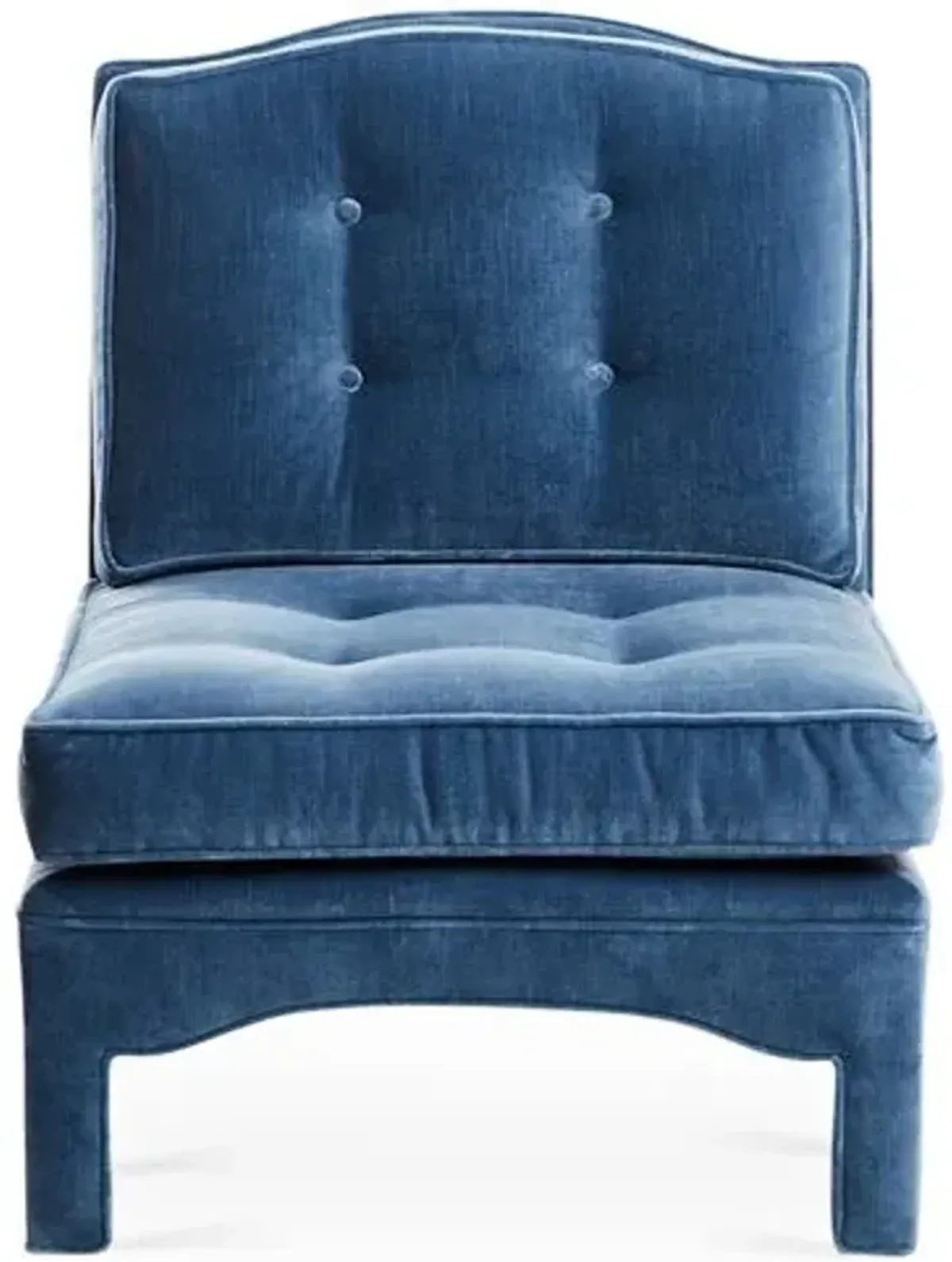 Julien Slipper Chair - Blue