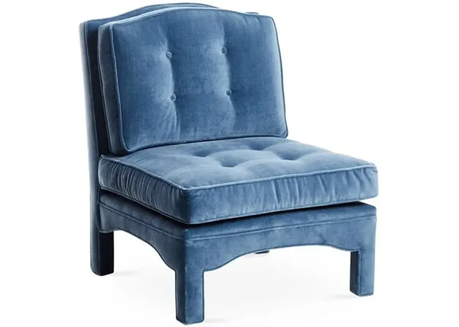 Julien Slipper Chair - Blue