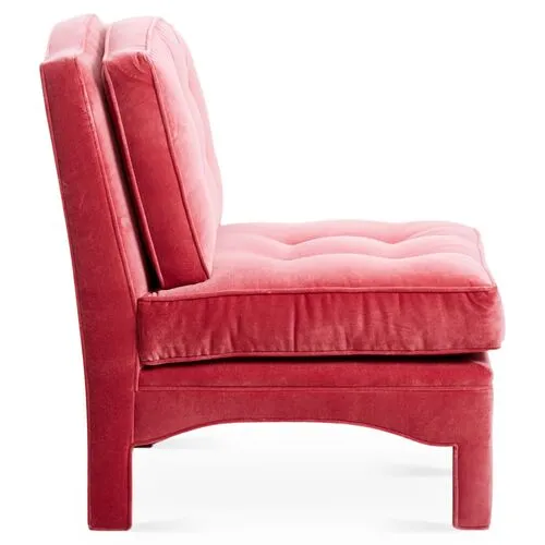 Julien Slipper Chair - Pink