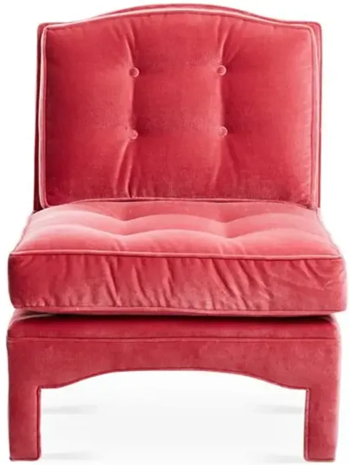 Julien Slipper Chair - Pink