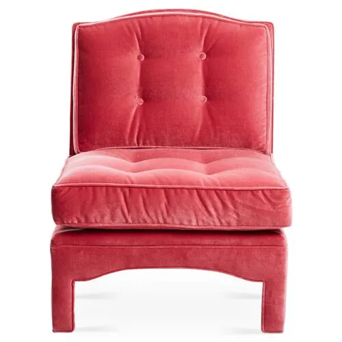 Julien Slipper Chair - Pink