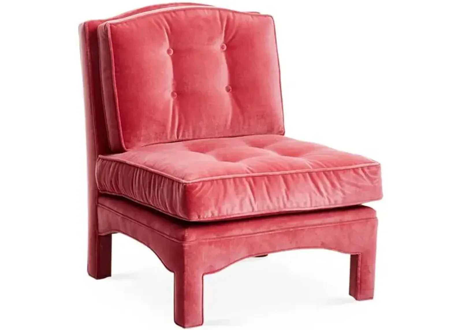 Julien Slipper Chair - Pink