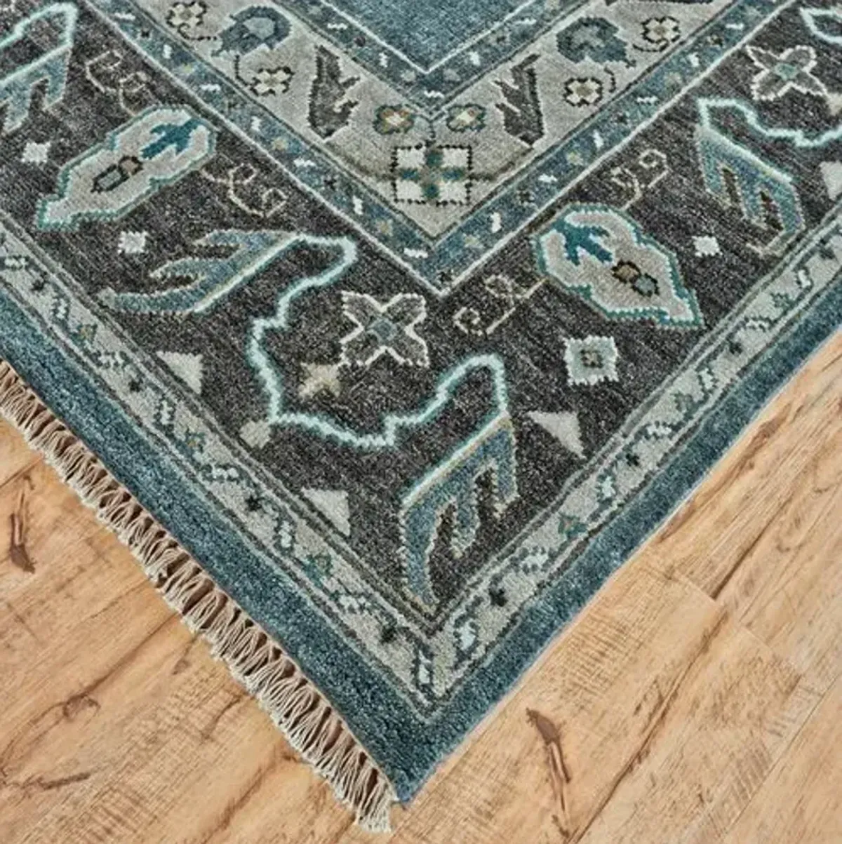 Benton Rug - Dark Blue/Gray - Blue