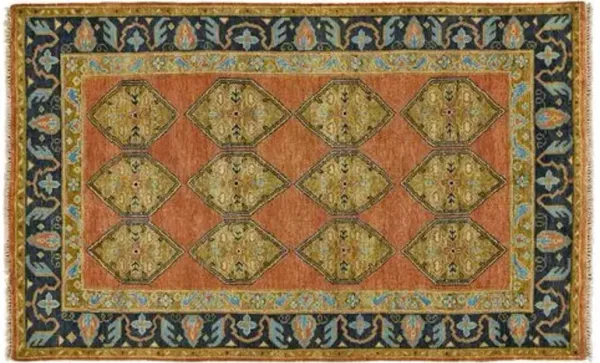 Juniper Rug - Rust/Charcoal - Orange - Orange