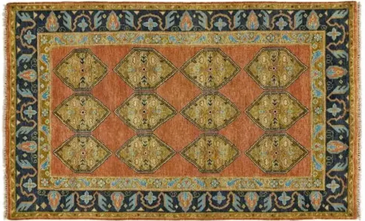 Juniper Rug - Rust/Charcoal - Orange - Orange