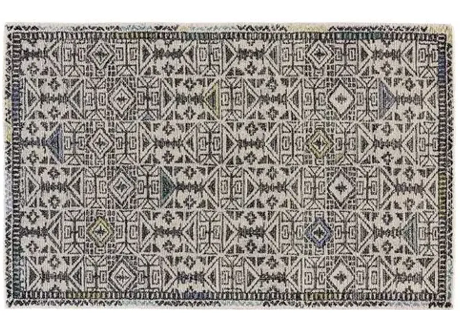 Aurelia Rug - Black/Beige - Black