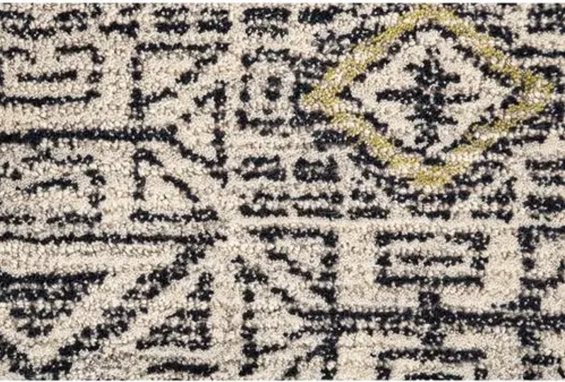 Aurelia Rug - Black/Beige - Black