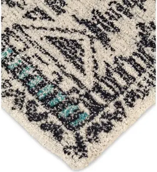 Aurelia Rug - Black/Beige - Black