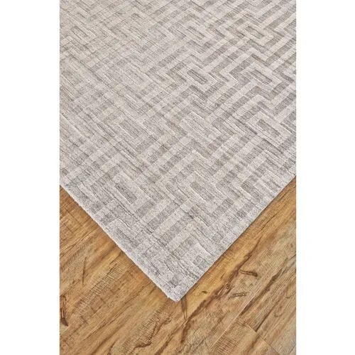 India Rug - Fog/Gray - Gray