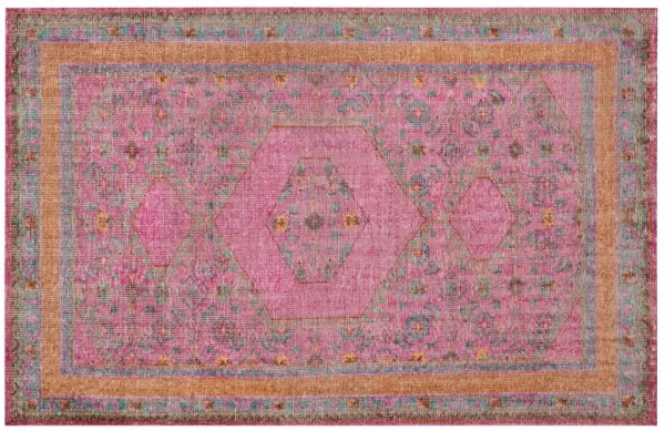 Miana Rug, Orange/Violet