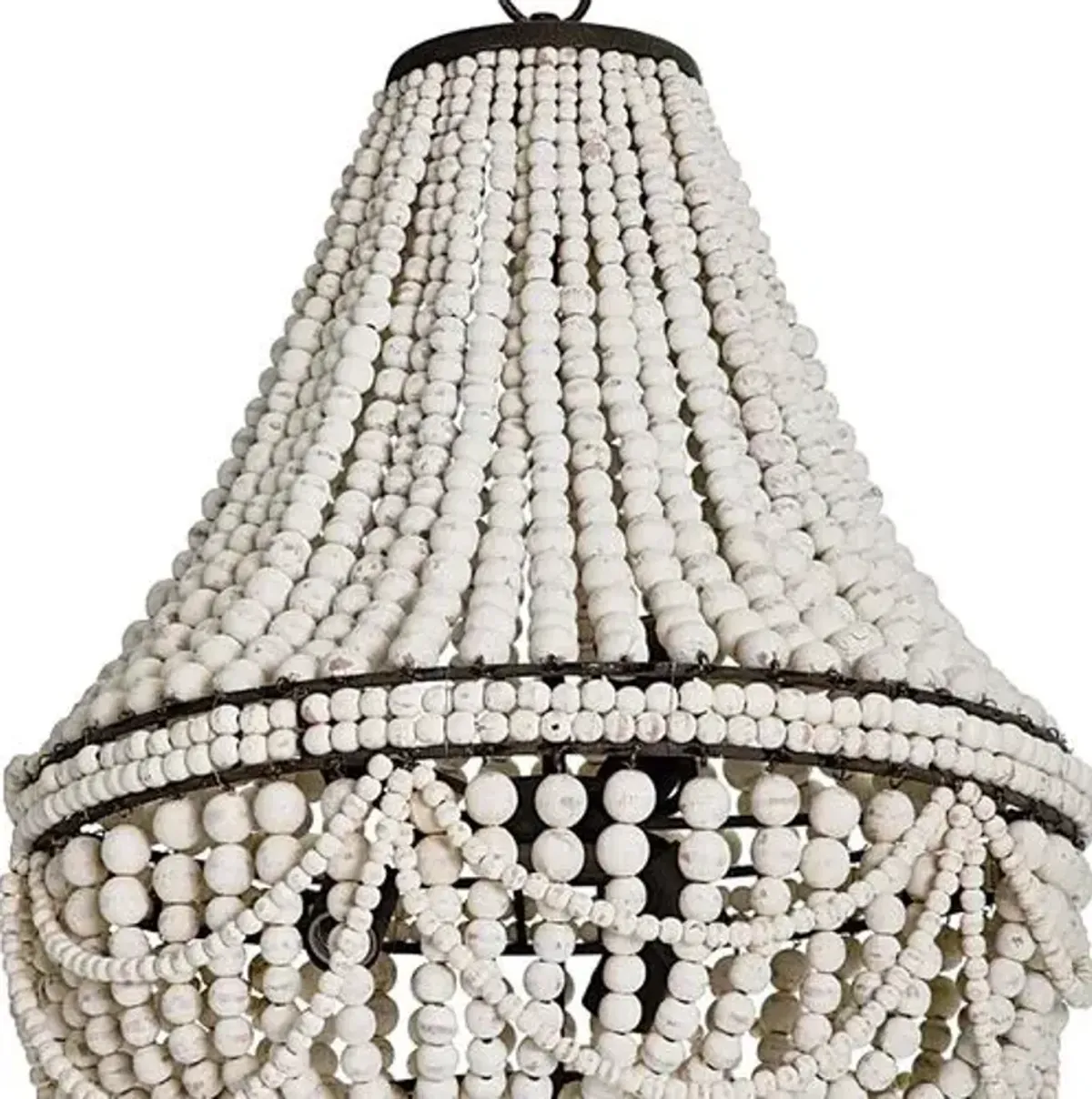 Malibu Chandelier - White/Brown - Regina Andrew