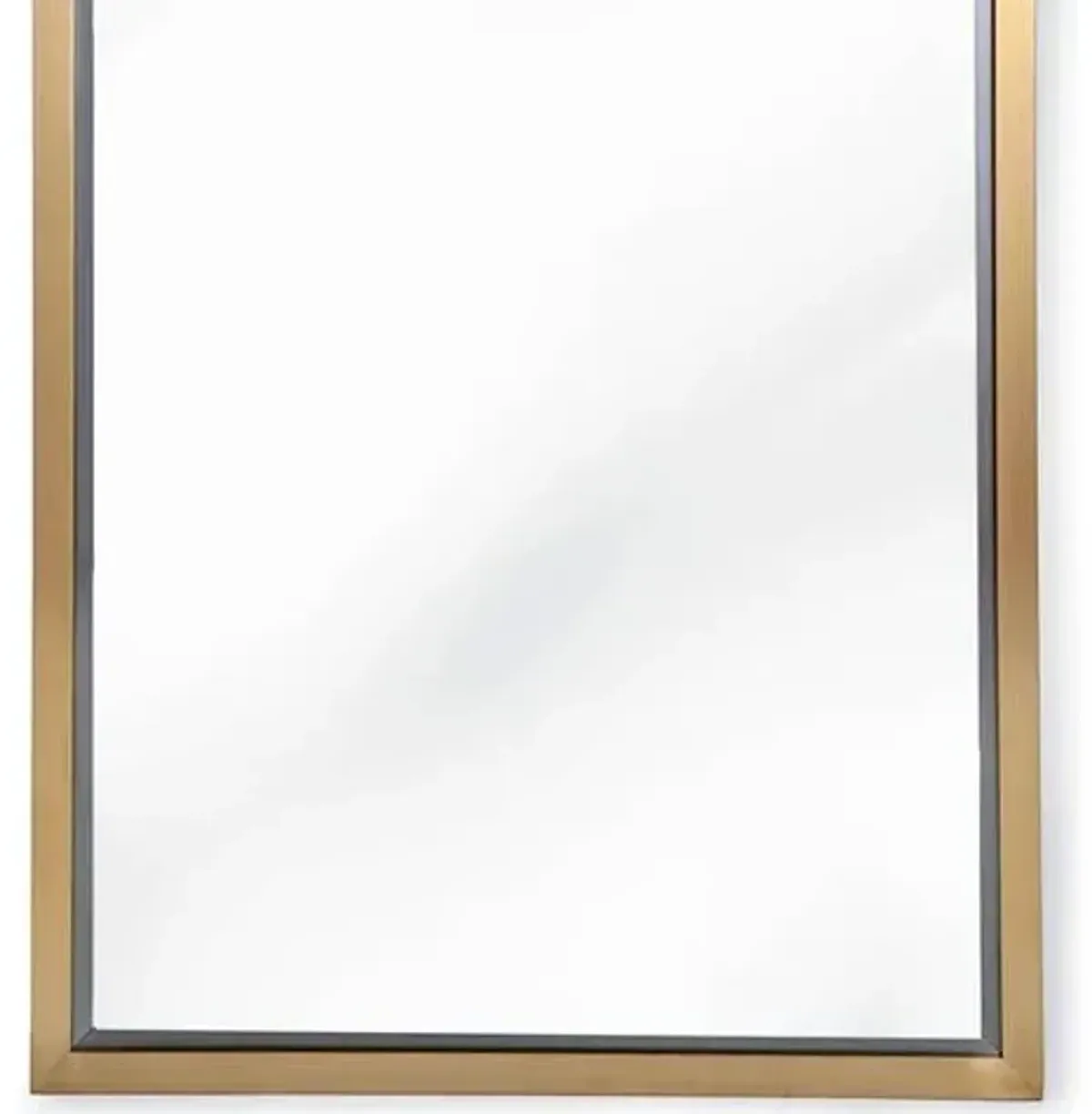 Rectangle Wall Mirror - Brass - Regina Andrew