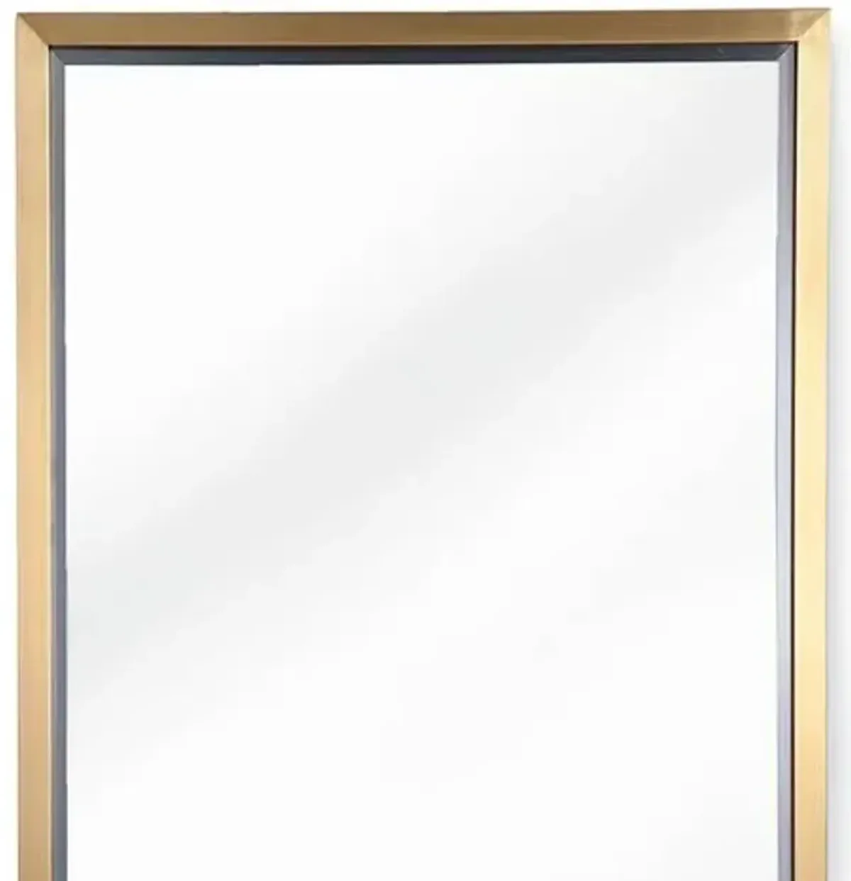 Rectangle Wall Mirror - Brass - Regina Andrew