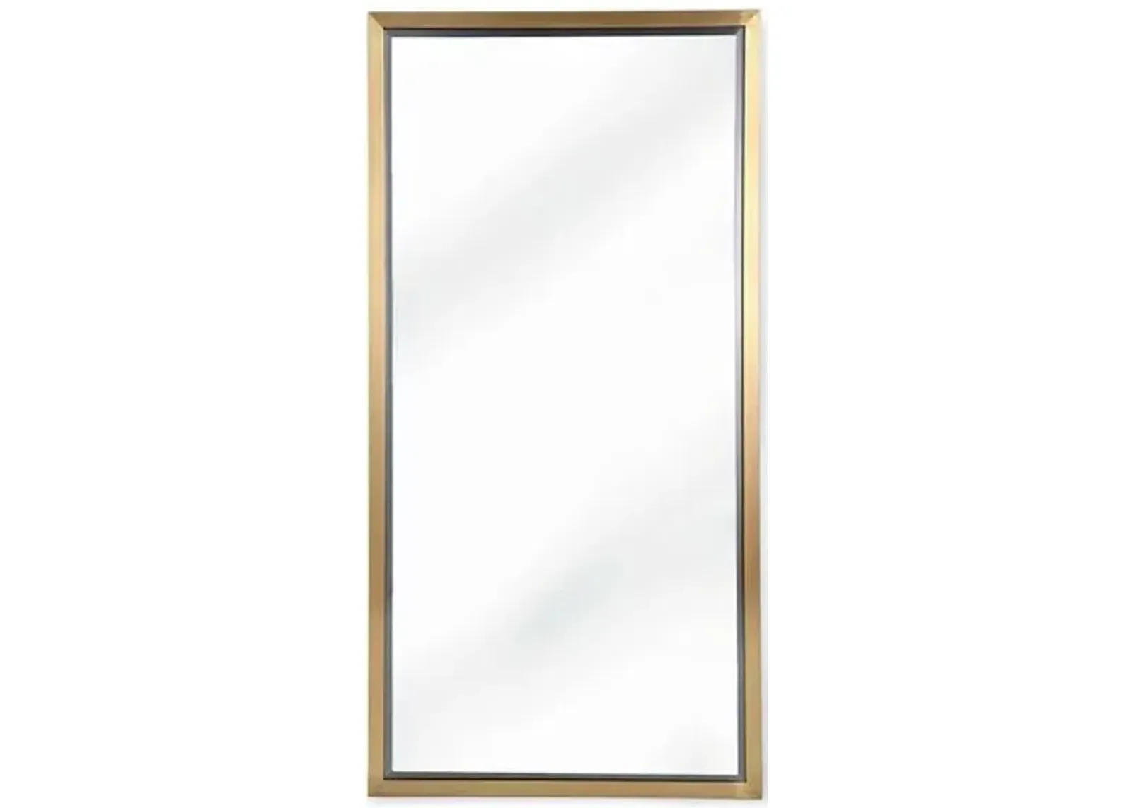 Rectangle Wall Mirror - Brass - Regina Andrew