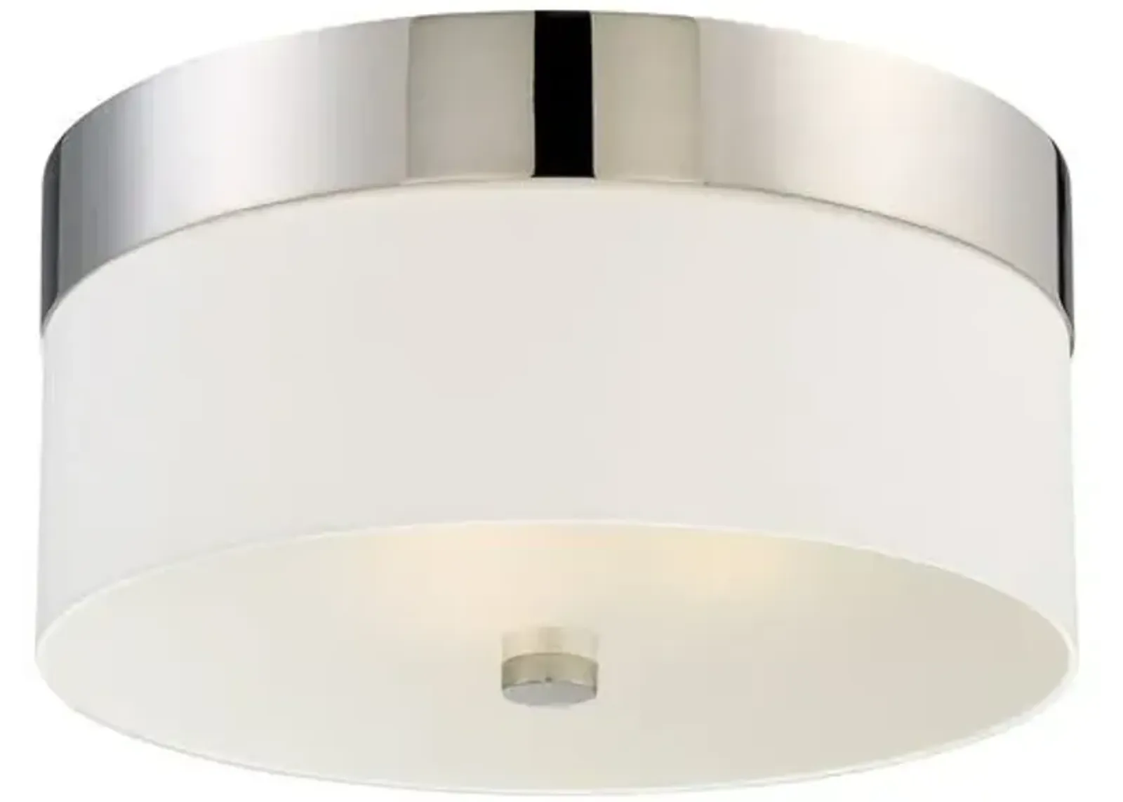 Grayson 3-Light Flush Mount - Nickel - Crystorama - Silver