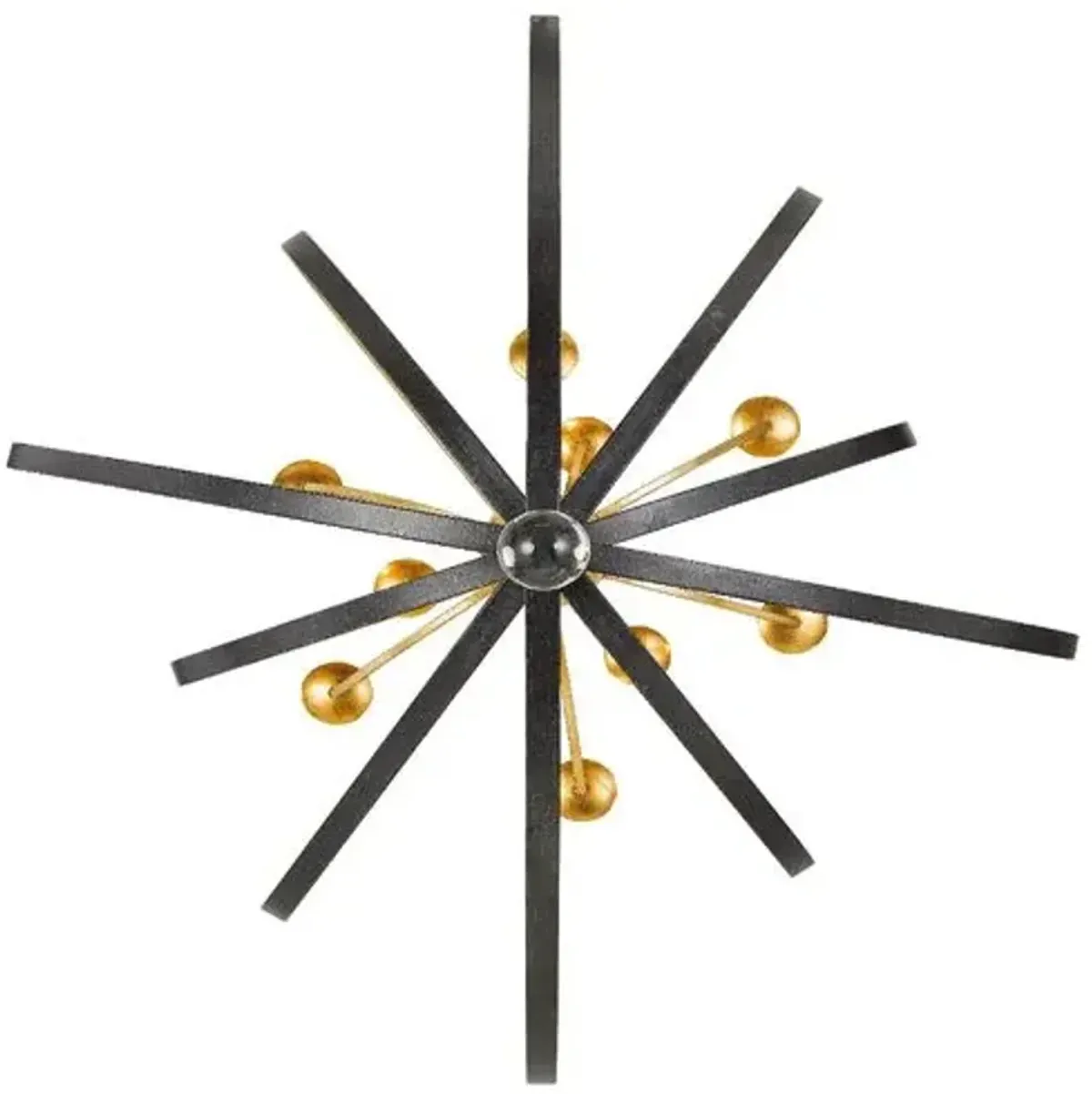 Luna 9-Light Chandelier - Bronze/Gold - Crystorama