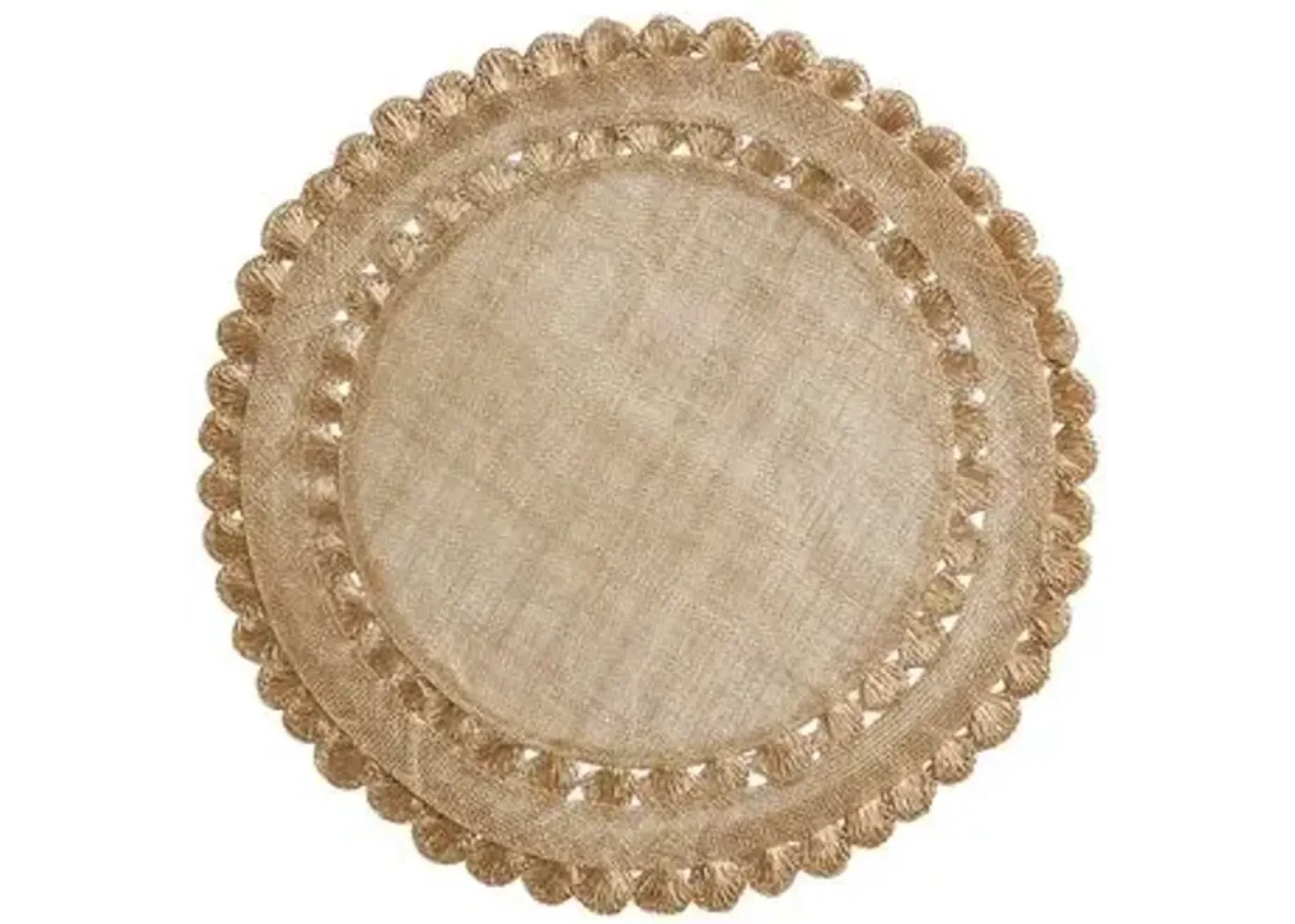 15" Isadora Place Mat - Gold - Juliska