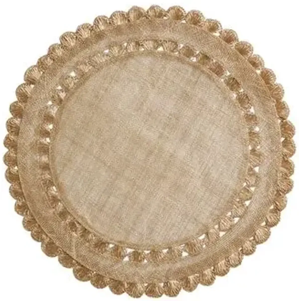 15" Isadora Place Mat - Gold - Juliska