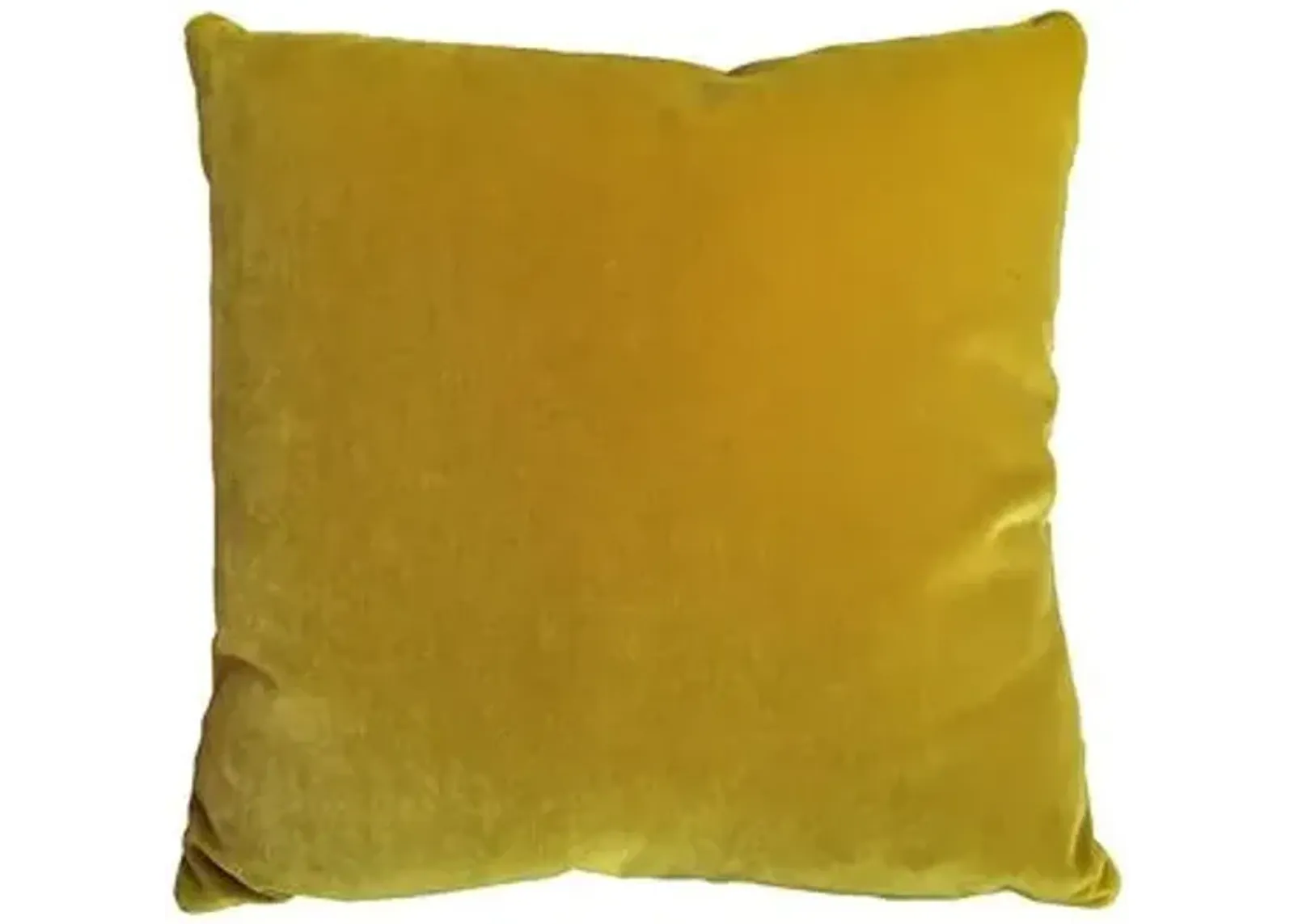 Champlain 20x20 Pillow - Citrine Velvet - Kim Salmela - Handcrafted