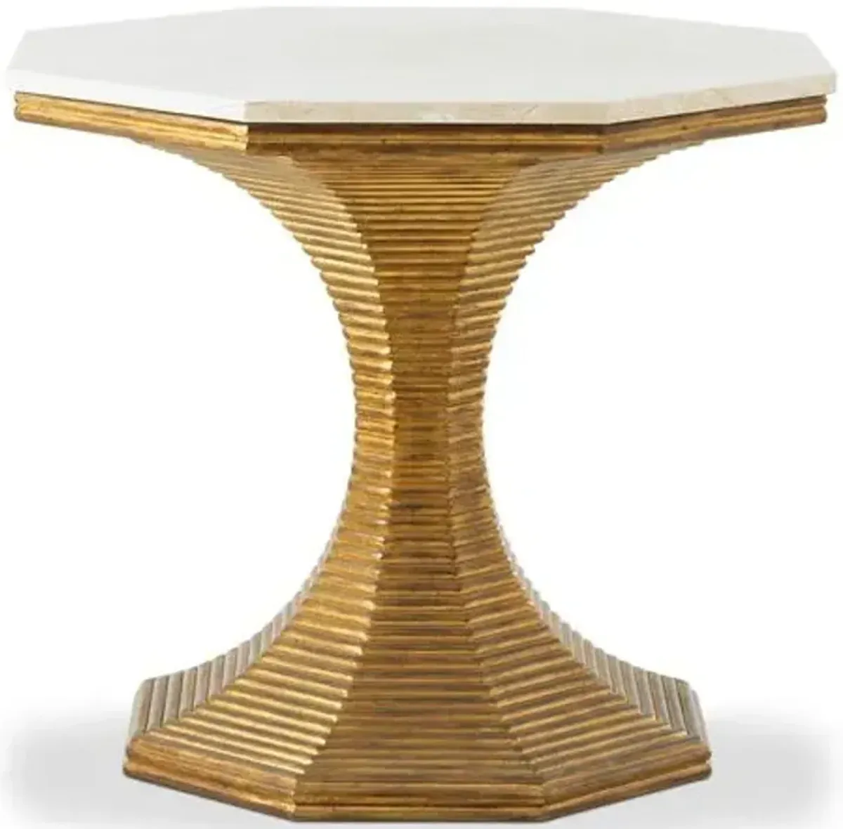 Hourglass Side Table - Gold - Bunny Williams Home