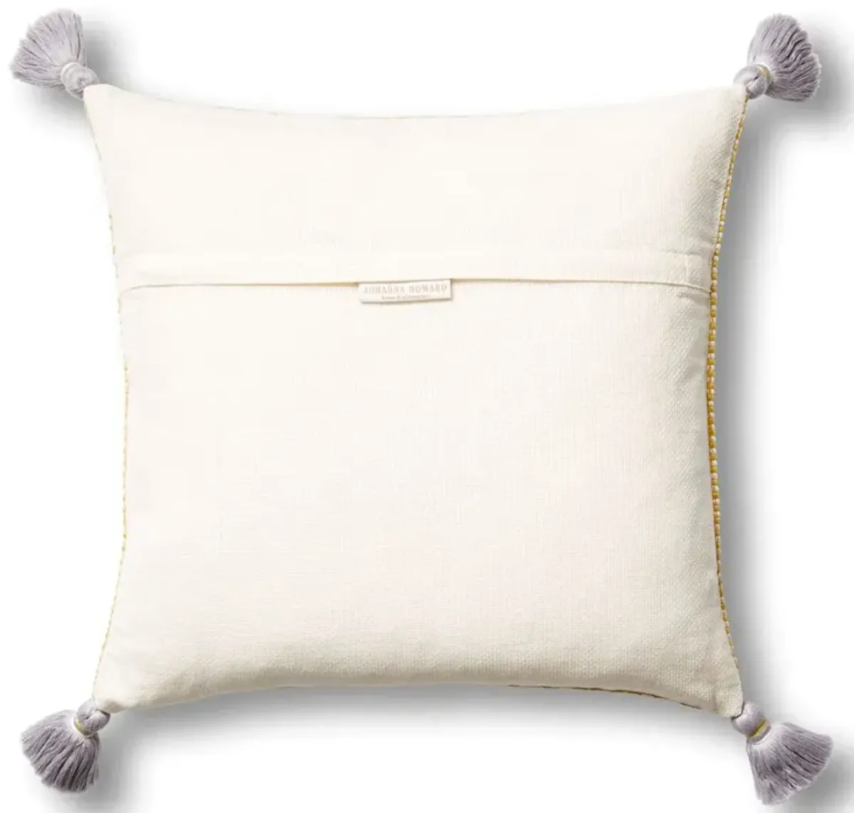 Ella 18x18 Pillow, Citrus/Natural