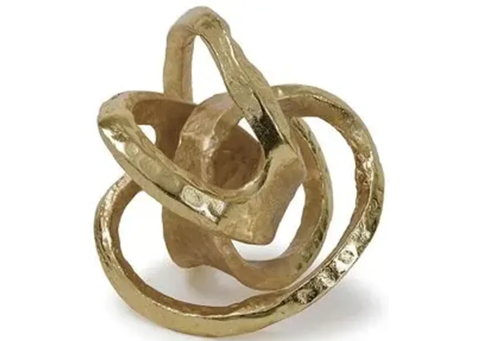 7" Aluminum Knot - Gold - Regina Andrew