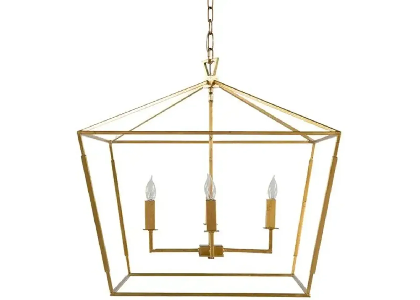 Adler 4-Light Chandelier - Antiqued Gold - Gabby