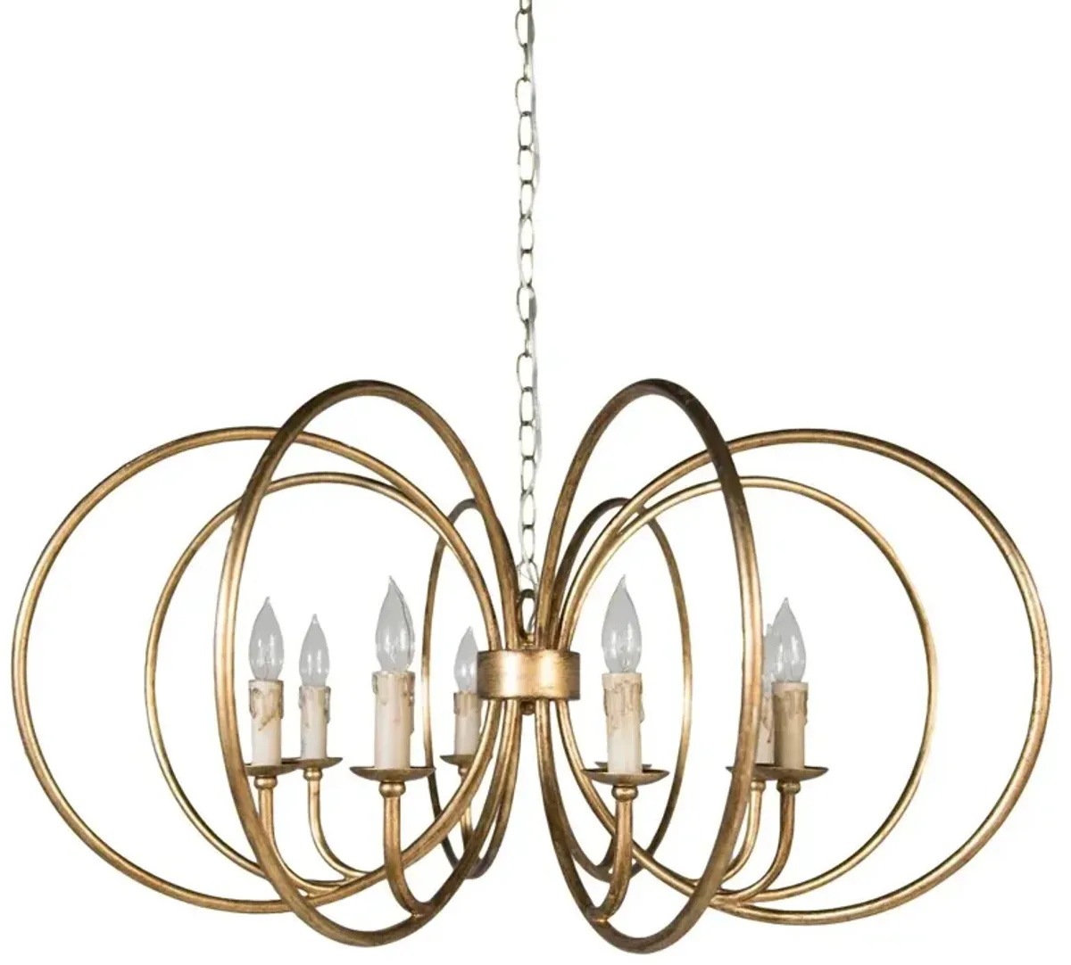 Alta Chandelier - Antiqued Gold - Gabby