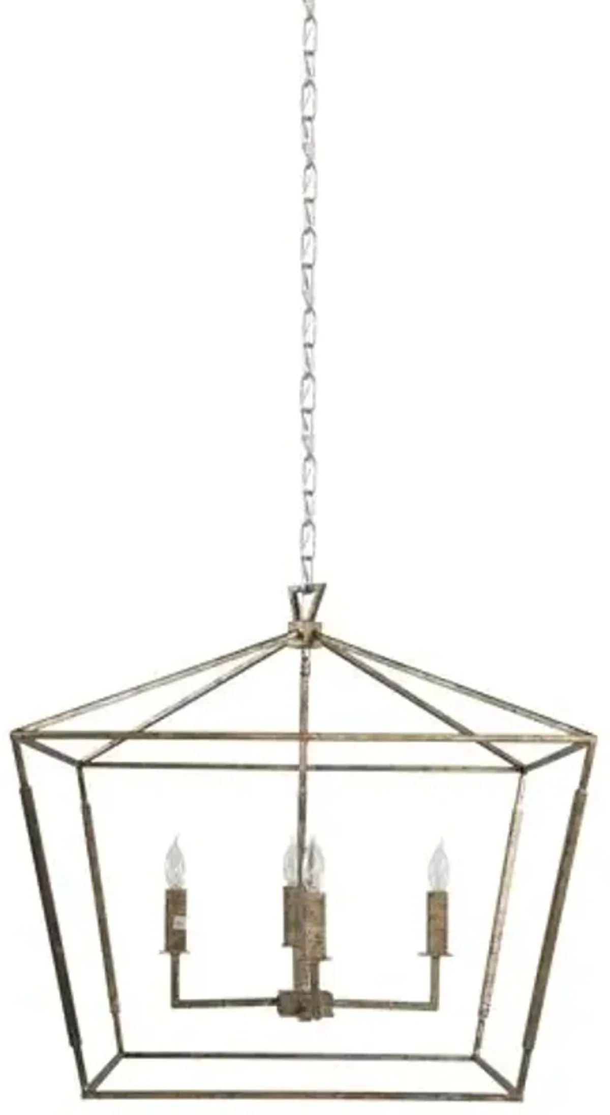 Amelia 4-Light Chandelier - Silver - Gabby - Gold